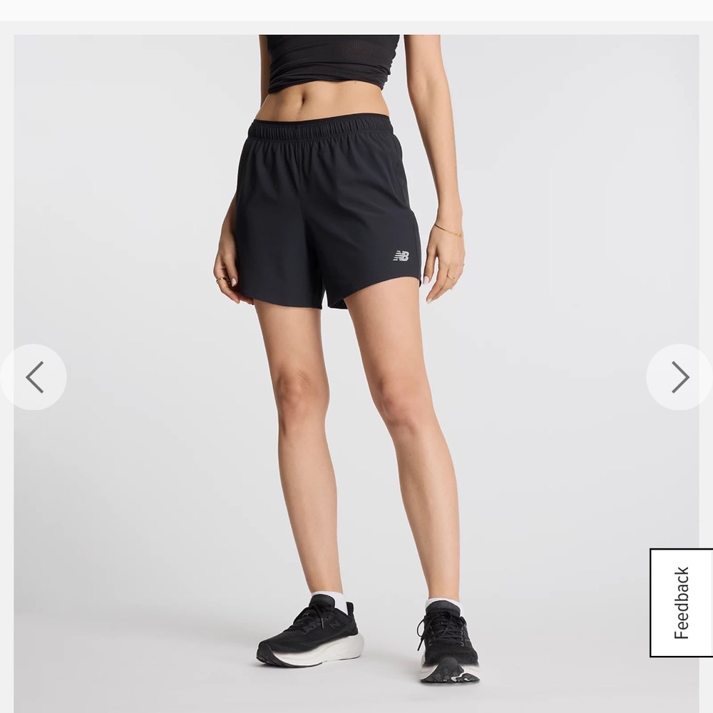 New Balance Women's Black RC 5” Short